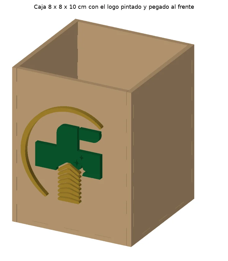 Versión 1 · logo en piezas