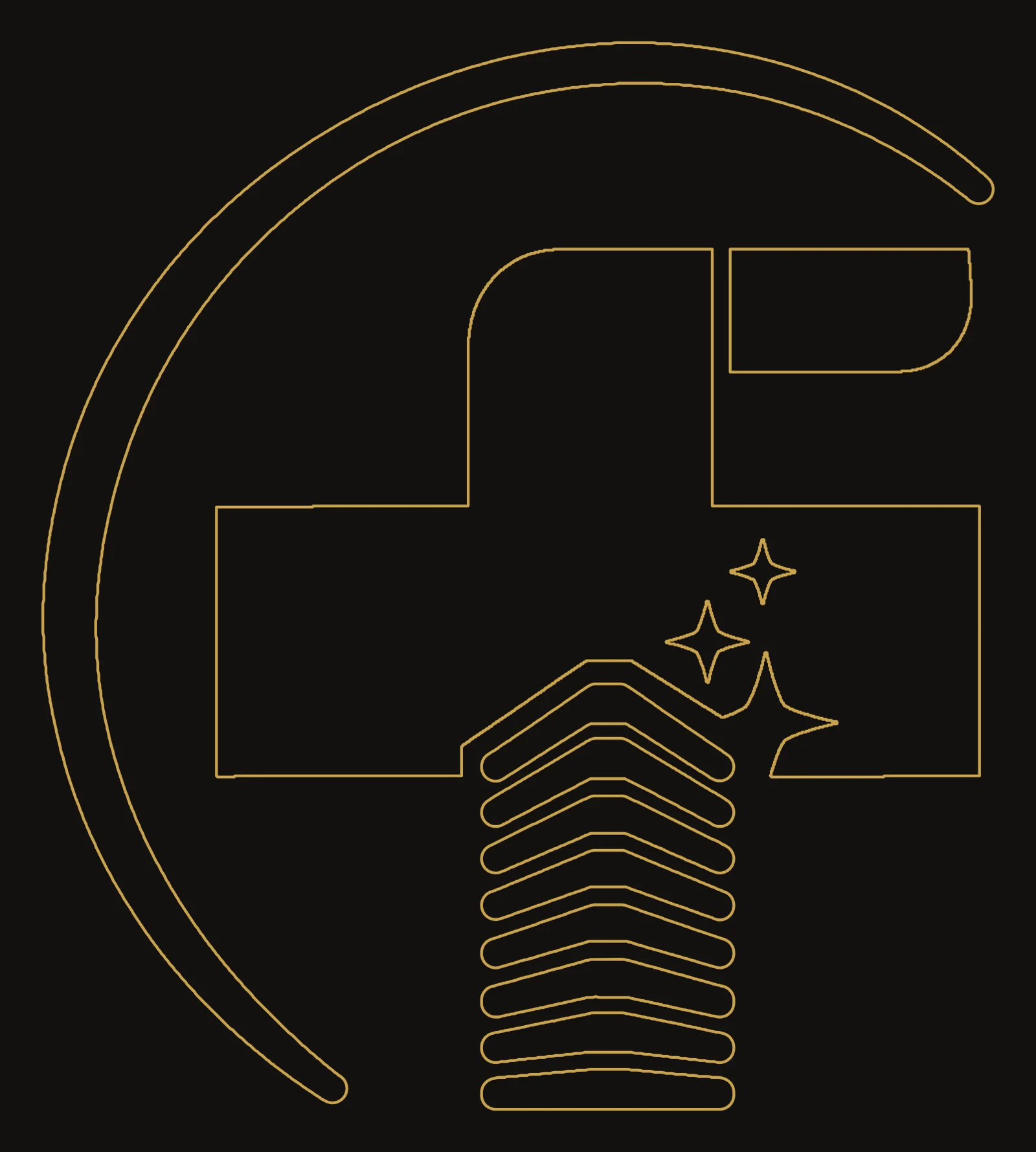 Plano DXF · logo en piezas