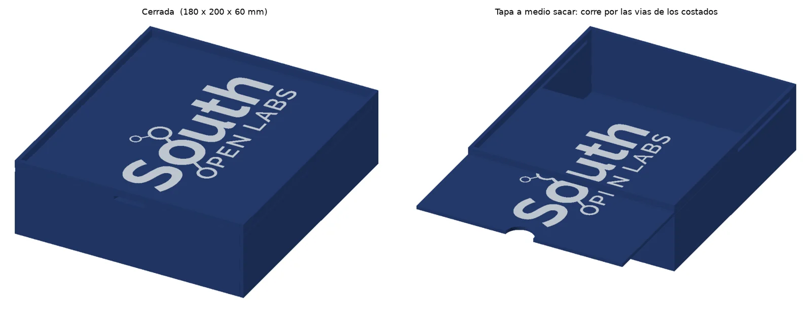 Caja armada