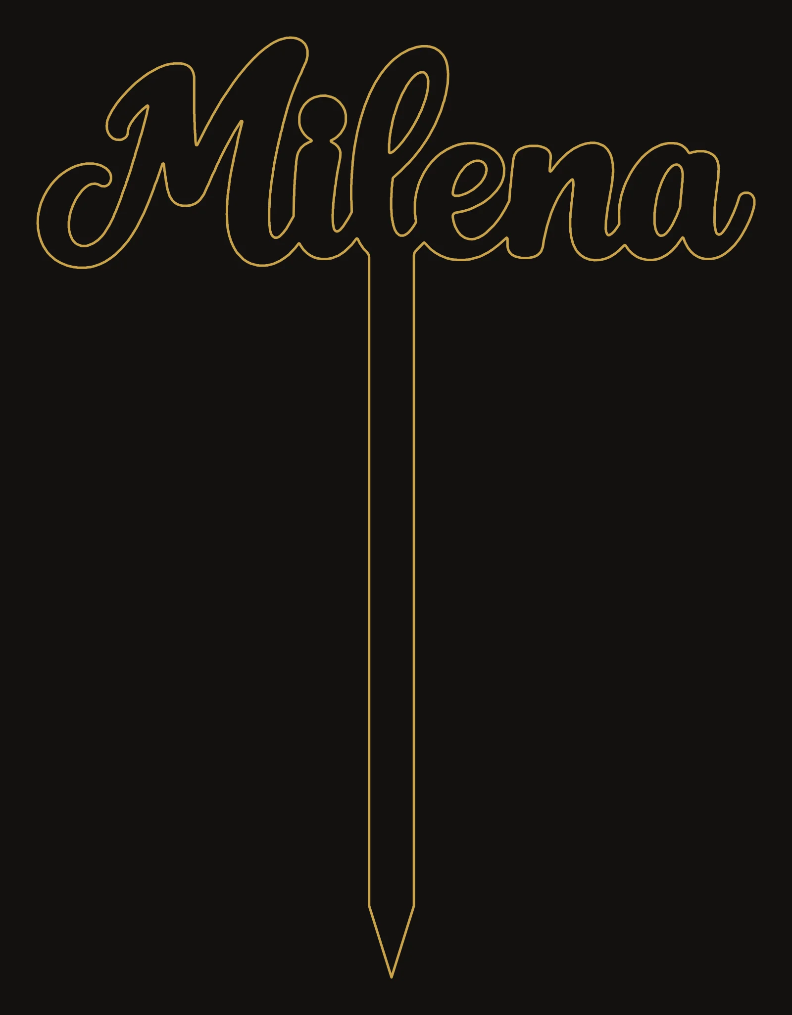Plano DXF · Milena
