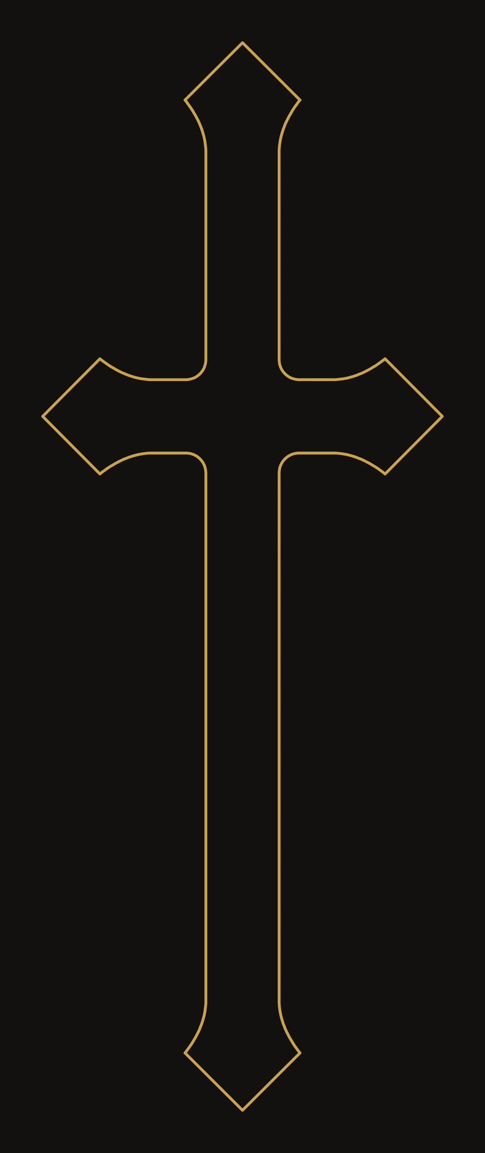 Plano DXF · cruz